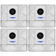 Sacchetto per aspirapolvere, 4 pz., Antibatterico e rimozione degli odori per Ecovacs Deebot T-series, X-series