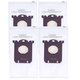 Sacchetto universale per aspirapolvere E201SM, 4 pz. per Electrolux, Philips, Tornado, Volta, AEG - S-bag