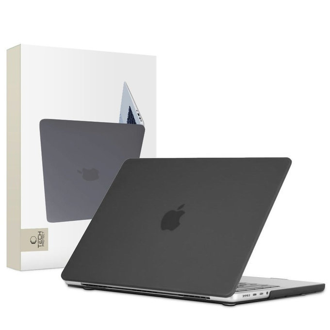 Custodia Smartshell per MacBook Pro 16 M1-M5 / M5 Pro / M5 Pro Max 2021-2026, Matte Black, Tech-Protect