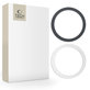 Anello magnetico MagSafe MagMat MagSafe 2-PACK Black &, argento, Tech-Protect