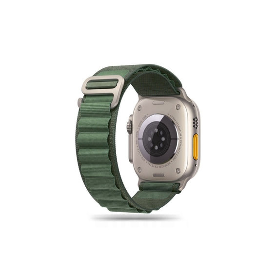 Cinturino Nylon Pro per Apple Watch 8 / 9 / 10 / 11 / SE / Ultra (44 / 45 / 46 / 49 mm), Military Green, Tech-Protect