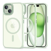 Custodia MagMat MagSafe per iPhone 15, verde/trasparente, Tech-Protect