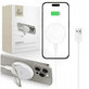 Caricatore wireless QI15W-A33 Magnetic MagSafe, bianca, Tech-Protect