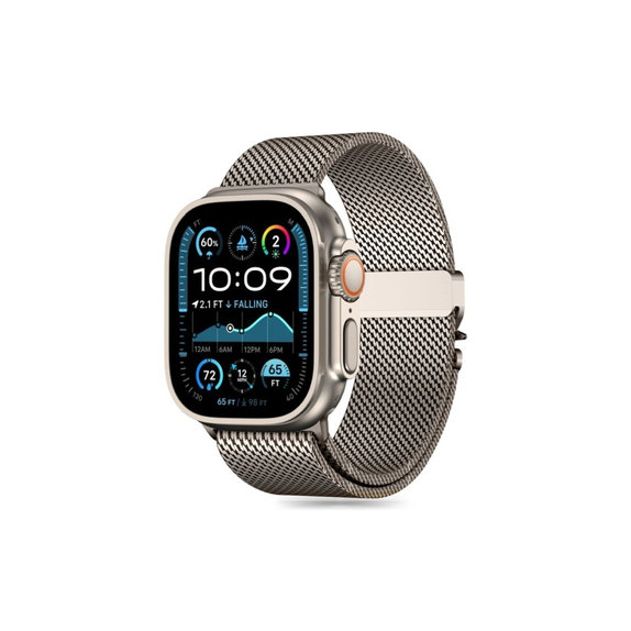 Cinturino Milano per Apple Watch 8 / 9 / 10 / 11 / SE / Ultra (44 / 45 / 46 / 49 mm), Titanium, Tech-Protect