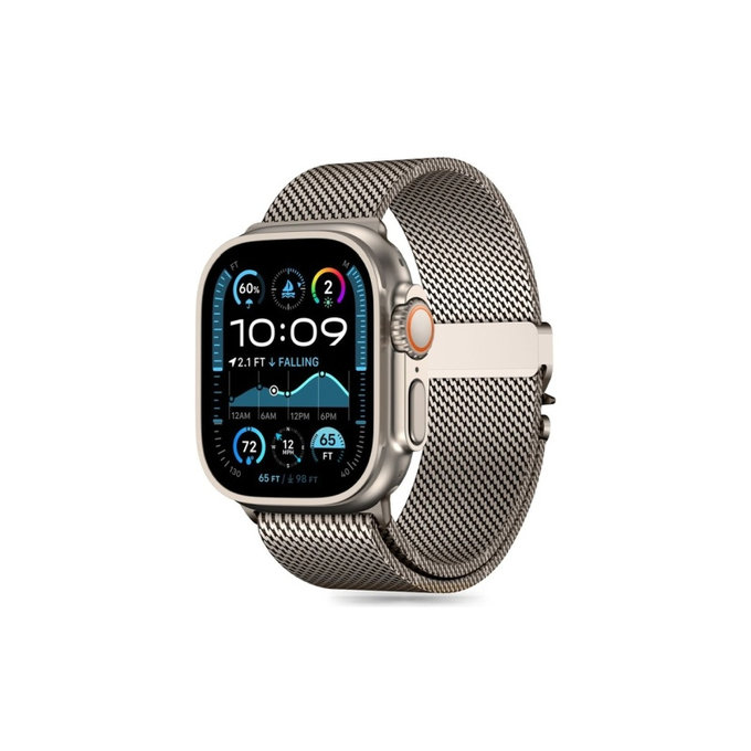 Cinturino Milano per Apple Watch 8 / 9 / 10 / 11 / SE / Ultra (44 / 45 / 46 / 49 mm), Titanium, Tech-Protect