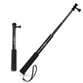 Selfie stick con treppiede GA100 per GoPro / DJI / INSTA360, nera, Tech-Protect