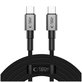 Cavo Ultraboost Dna USB-C Cable PD 100W / 5A 300cm, Iron Grey, Tech-Protect