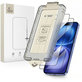 Vetro temperato Quick Set+ 2-PACK per iPhone 15 / 16, nera, Tech-Protect