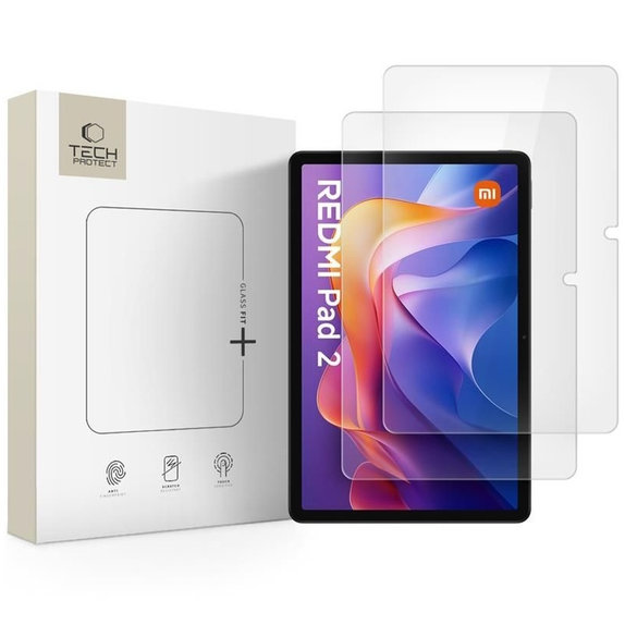 Vetro temperato Glass Fit+ 2-PACK per Xiaomi Redmi Pad 2 / SE 11.0, trasparente, Tech-Protect