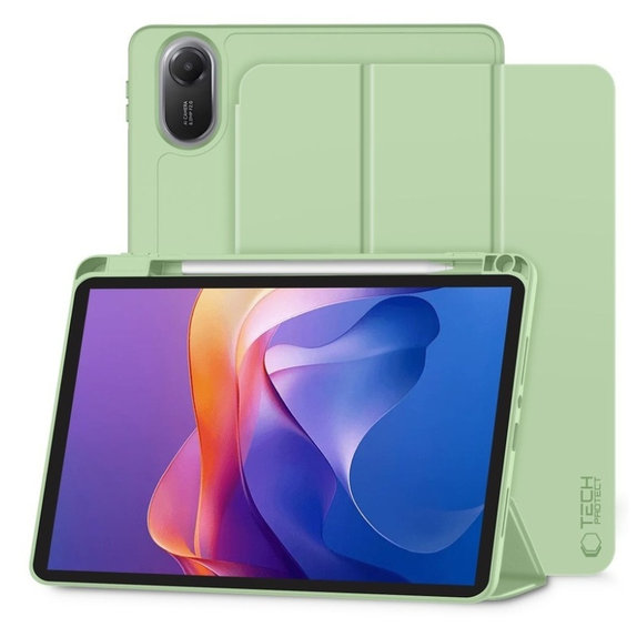 Custodia Sc Pen per Xiaomi Redmi Pad 2 11.0 Matcha Green, Tech-Protect