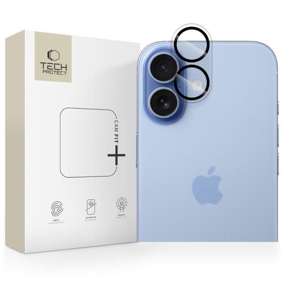 Protezione fotocamera Cam Fit+ per iPhone 17, trasparente, Tech-Protect