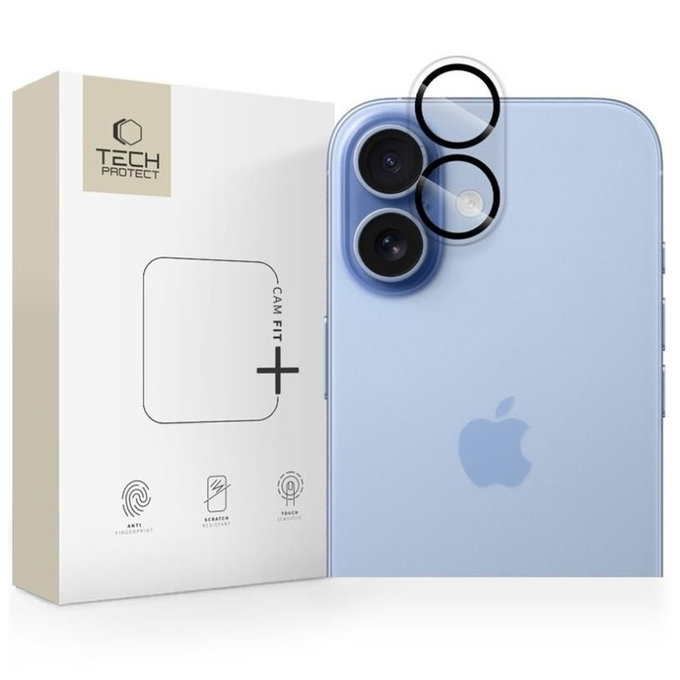 Protezione fotocamera Cam Fit+ per iPhone 17, trasparente, Tech-Protect