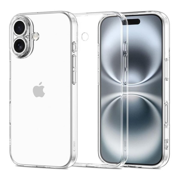 Custodia protettiva FlexAir per iPhone 17, číre, Tech-Protect