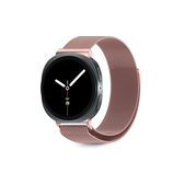 Cinturino Milaneseband per Samsung Watch 8 / 9 / Classic (40 / 44 / 46 mm), Rose Gold, Tech-Protect