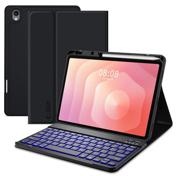 Custodia Sc Pen + Keyboard per Samsung Tab S11 11.0 X730 / X736B, nera, Tech-Protect