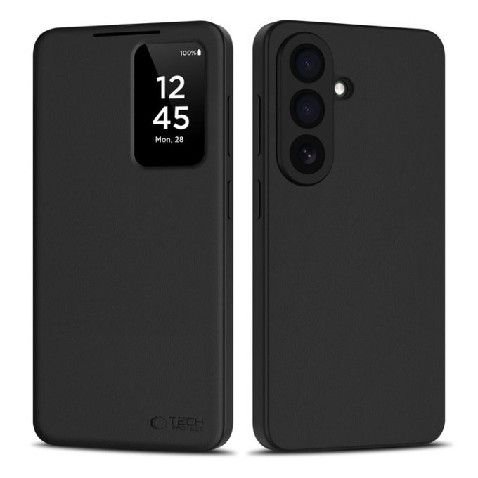 Custodia Smart Wallet per Samsung S26, Matte Black, Tech-Protect