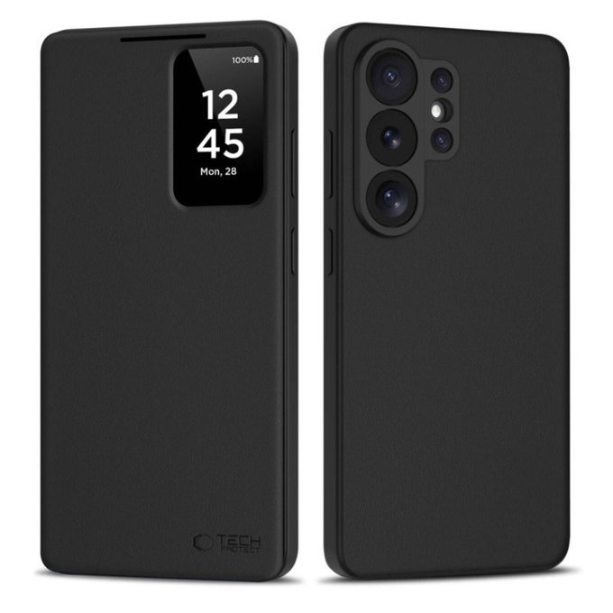 Custodia Smart Wallet per Samsung S26 Ultra, Matte Black, Tech-Protect