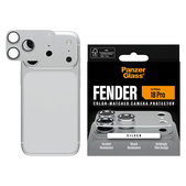 Protezione obiettivo Fender per iPhone 18 Pro, Argentoo, PanzerGlass