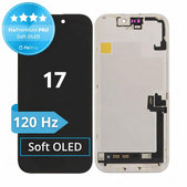 Schermo Soft OLED 120Hz per iPhone 17, Vetro touch con cornice, FixPremium PRO
