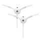 Spazzola laterale, 2 pz., Bianca per Roborock Qrevo MaxV, Pro, Plus, S