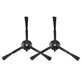 Spazzola laterale, 2 pz., Nera per Roborock Qrevo MaxV, Pro, Plus, S
