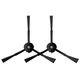 Spazzola laterale, 2 pz., Nero per Roborock S8 MaxV Ultra, S8 Max Ultra