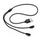 Caricabatterie magnetico 2PIN 2 in 1 per occhiali Bluetooth, orologi e cuffie
