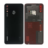 Cover batteria + lettore impronte digitali per Huawei P20 Lite, Midnight Black, 02351VPT, 02351VNT, Genuine Service Pack