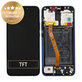 Schermo per Huawei Mate 20 Lite, Vetro touch con cornice, batteria, Sapphire Blue, 02352DKM, 02352GTT, Genuine Service Pack