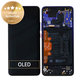 Schermo per Huawei Mate 20 Pro, Vetro touch con cornice, batteria, Twilight, 02352GGC, Genuine Service Pack