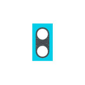Adesivo vetrino fotocamera per Huawei Nova 3, 51638554, Genuine Service Pack