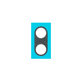 Adesivo vetrino fotocamera per Huawei Nova 3, 51638554, Genuine Service Pack