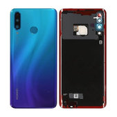 Cover batteria per Huawei P30 Lite, P30 Lite 2020, Peacock Blue, 02352RPY, Genuine Service Pack