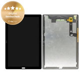 Schermo per Huawei MediaPad M5 10.8, Vetro touch senza cornice, Space Grey, 02351VJC, Genuine Service Pack