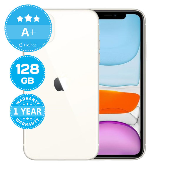 Apple iPhone 11 White 128GB A+ Ricondizionato