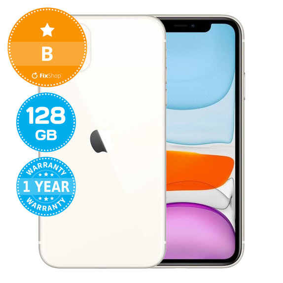 Apple iPhone 11 White 128GB B Ricondizionato