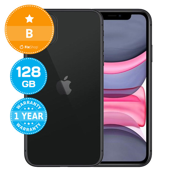 Apple iPhone 11 Black 128GB B Ricondizionato