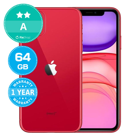 Apple iPhone 11 (PRODUCT)RED 64GB A Ricondizionato