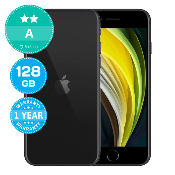 Apple iPhone SE (2nd Gen 2020) Black 128GB A Ricondizionato