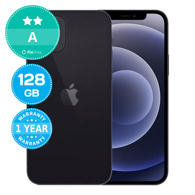 Apple iPhone 12 Black 128GB A Ricondizionato