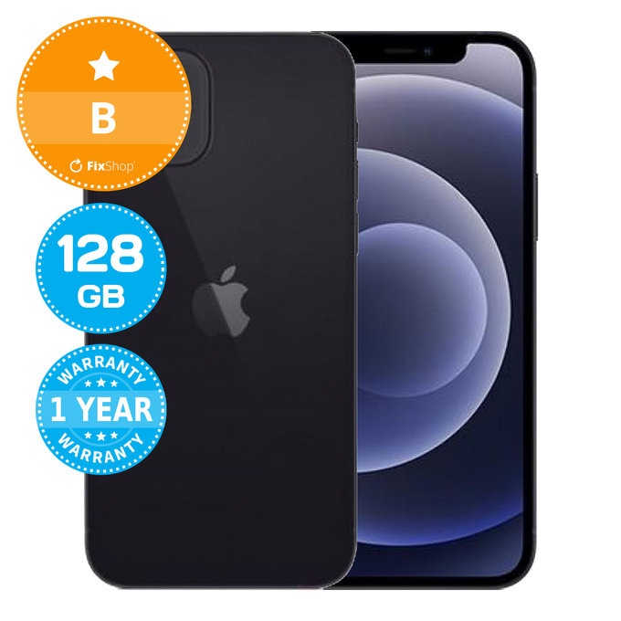 Apple iPhone 12 Black 128GB B Ricondizionato