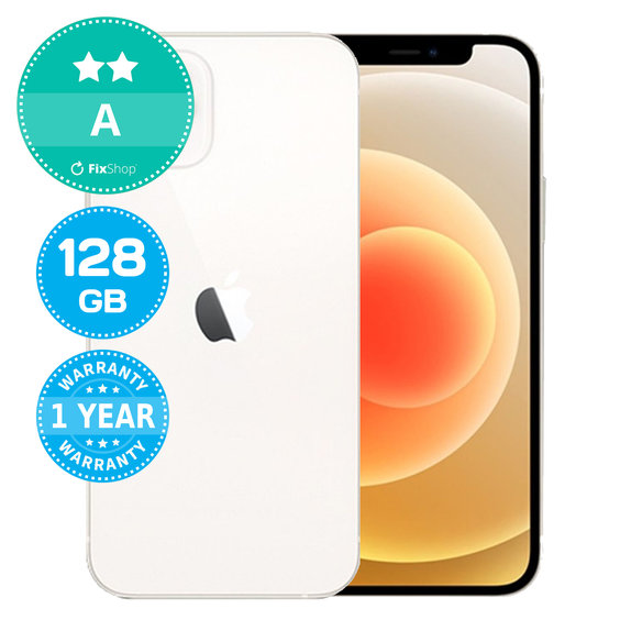 Apple iPhone 12 White 128GB A Ricondizionato