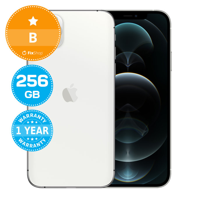 Apple iPhone 12 Pro Max Silver 256GB B Ricondizionato