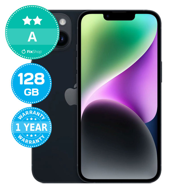 Apple iPhone 14 Midnight 128GB A Ricondizionato