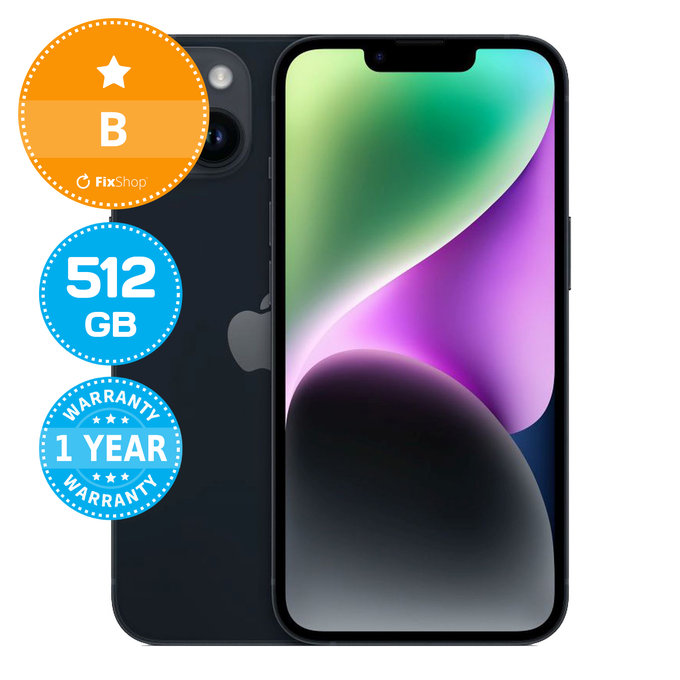 Apple iPhone 14 Midnight 512GB B Ricondizionato
