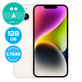 Apple iPhone 14 Starlight 128GB A Ricondizionato