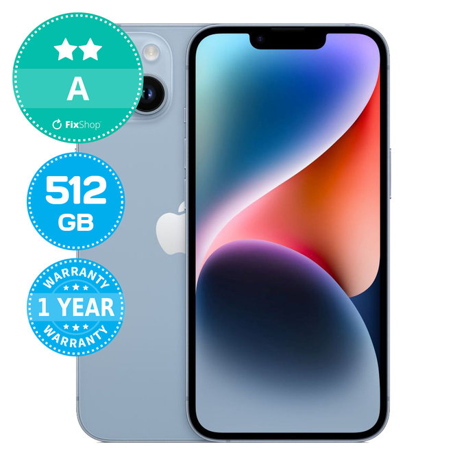 Apple iPhone 14 Blue 512GB A Ricondizionato