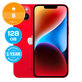 Apple iPhone 14 (PRODUCT)RED 128GB B Ricondizionato