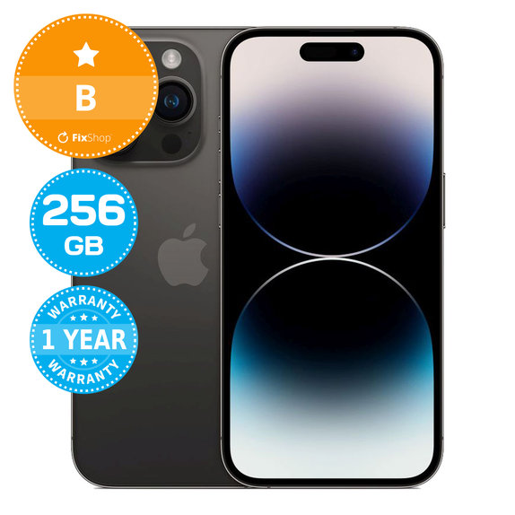 Apple iPhone 14 Pro Space Black 256GB B Ricondizionato