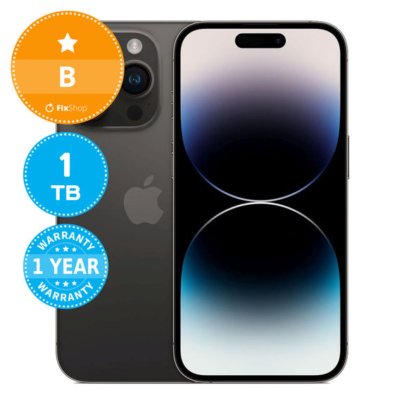 Apple iPhone 14 Pro Space Black 1TB B Ricondizionato